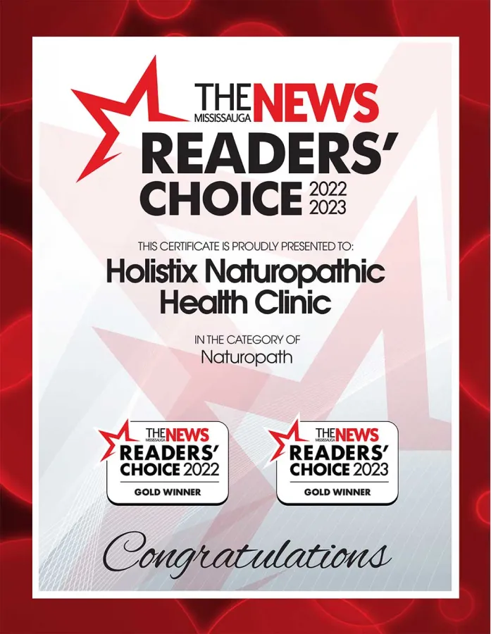 2019 Reader’s Choice Awards of Mississauga | Holistix Clinic