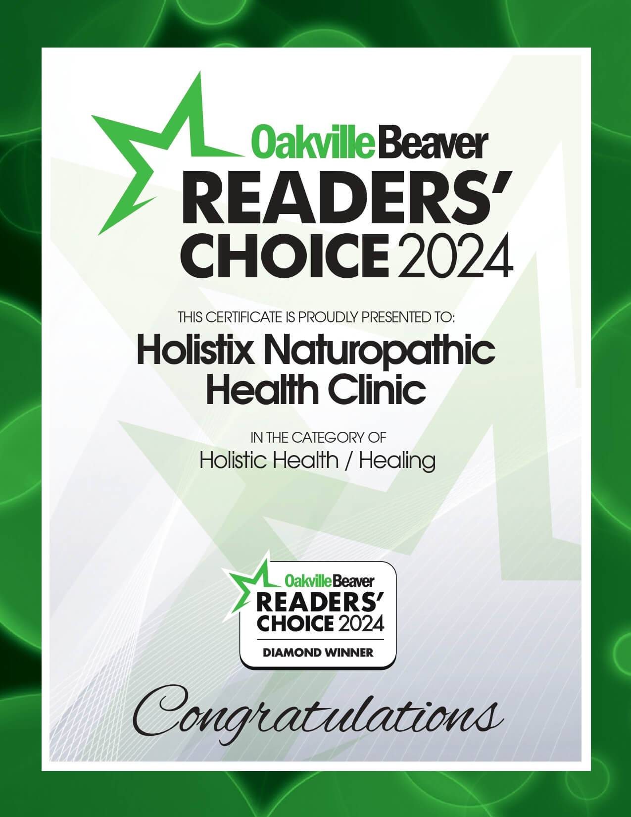 RCA_2024_Certificate_Oakville_Diamond_Holistix_Naturopathic